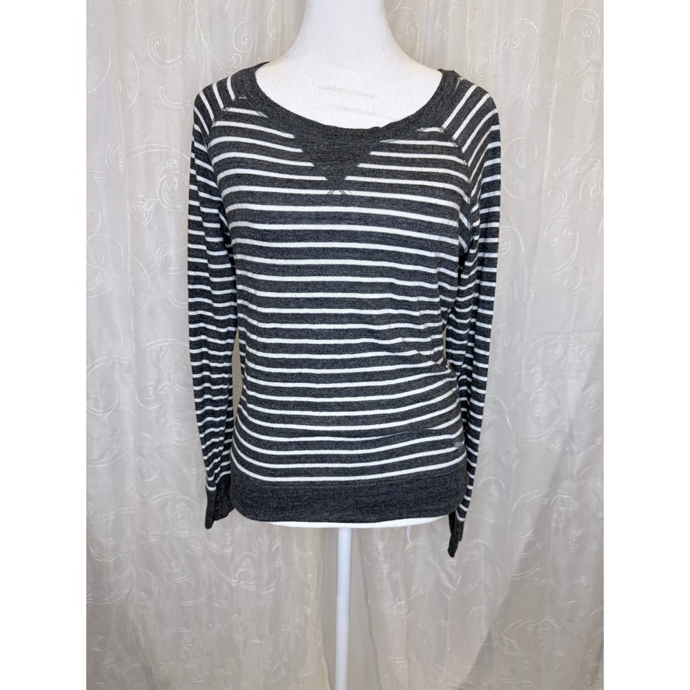 Abercrombie & Fitch  Striped Long Sleeveb Knit Top XS Preppy Casual